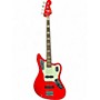 Used 2010s Fender J-Craft Jaguar Bass Hot Rod Red Electric Bass Guitar Hot Rod Red