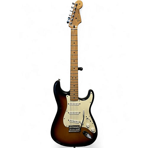 Used 2010s Fender Standard Stratocaster 2 Color Sunburst Solid Body Electric Guitar 2 Color Sunburst