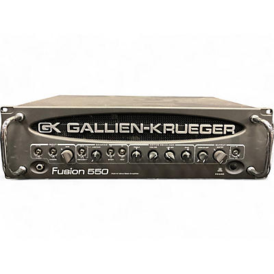 Used 2010s Gallien-Krueger Fusion 550 Hybrid 550W Bass Amp Head