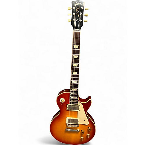 Used 2010s Gibson 1958 Reissue Les Paul R8 Heritage Cherry Sunburst Solid Body Electric Guitar Heritage Cherry Sunburst