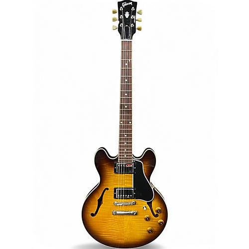 Used 2010s Gibson CS336 AAA Top Vintage Sunburst Hollow Body Electric Guitar Vintage Sunburst