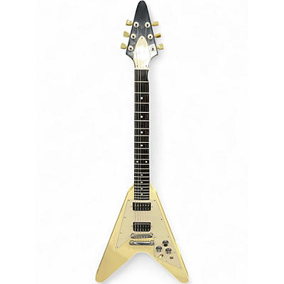 Used 2010s Gibson Flying V Antique White Solid Body Electric Guitar