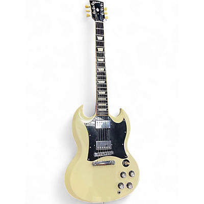 Used 2010s Gibson SG Standard Vintage White Solid Body Electric Guitar