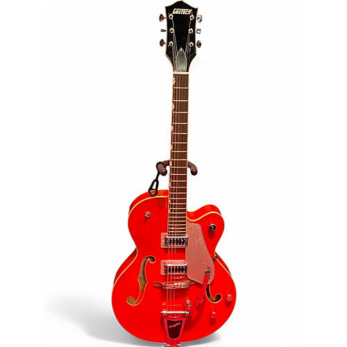 Used 2010s Gretsch Guitars G5420T Electromatic Orange Hollow Body Electric Guitar Orange