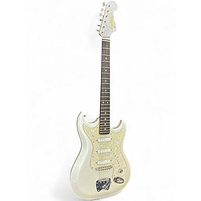Used 2010s Hagstrom Retroscape Alpine White Solid Body Electric Guitar
