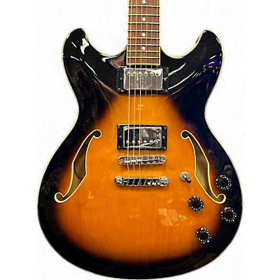 Used 2010s Ibanez AS73 Artcore 2 Tone Sunburst Hollow Body Electric Guitar