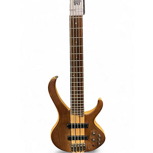 Used 2010s Ibanez BTB675 5 String Natural Electric Bass Guitar Natural