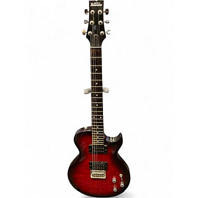 Used 2010s Ibanez GART50Q Red Burst Solid Body Electric Guitar