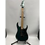 Used Ibanez Used 2010s Ibanez RG350MZ Roadster Green Metallic Solid Body Electric Guitar Roadster Green Metallic