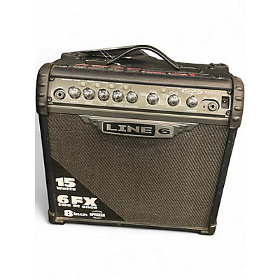 Used 2010s Line 6 Spider III 15 1X8 15W Guitar Combo Amp