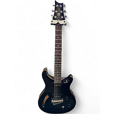 Used 2010s PRS SE Custom 22 Semi-Hollowbody Black Hollow Body Electric Guitar