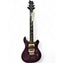 Used 2010s PRS SE Custom 24 Trans Purple Solid Body Electric Guitar Trans Purple