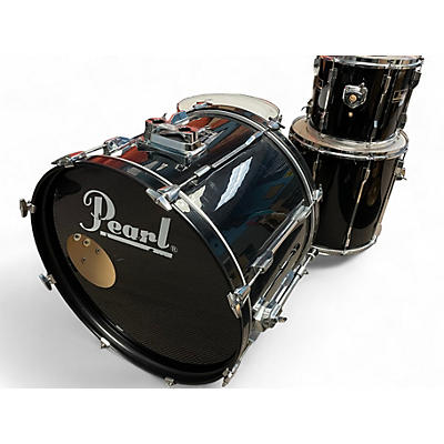 Used 2010s Pearl 5 Piece Export Black Drum Kit