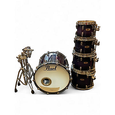 Used 2010s Pearl 5 Piece Reference Series PURPLE CRAZE Drum Kit