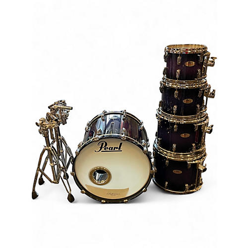 Used 2010s Pearl 5 Piece Reference Series PURPLE CRAZE Drum Kit PURPLE CRAZE