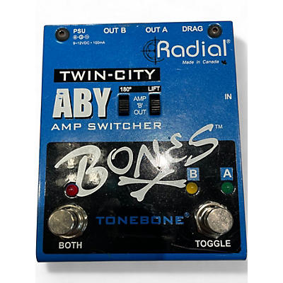 Used 2010s Radial Engineering Bones Twin City ABY Bypass Pedal
