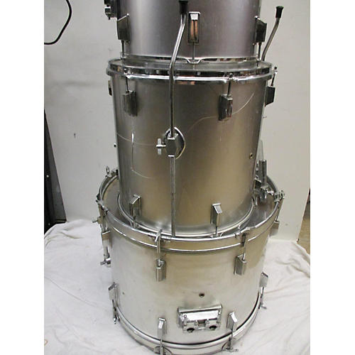 Used 2010s Rockland 6 piece Drums Chrome Silver Drum Kit