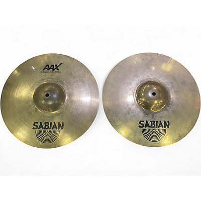 Used 2010s SABIAN 14in AAX Xplosion Hi Hat Pair Cymbal