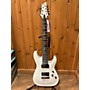 Used Schecter Guitar Research Used 2010s Schecter Guitar Research Demon 7 String Vintage White Solid Body Electric Guitar Vintage White