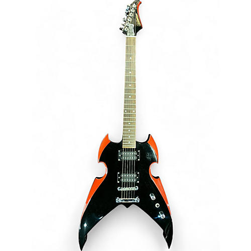 Silvertone Used 2010s Silvertone PAUL STANLEY SIGNATURE BLACK AND RED Solid Body Electric Guitar BLACK AND RED