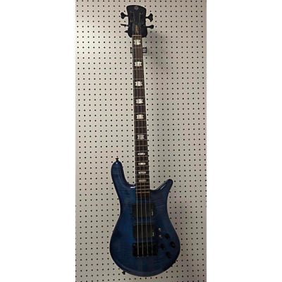 Spector Used 2010s Spector Rudy Sarzo Euro 4lx Blue Stain Gloss Electric Bass Guitar