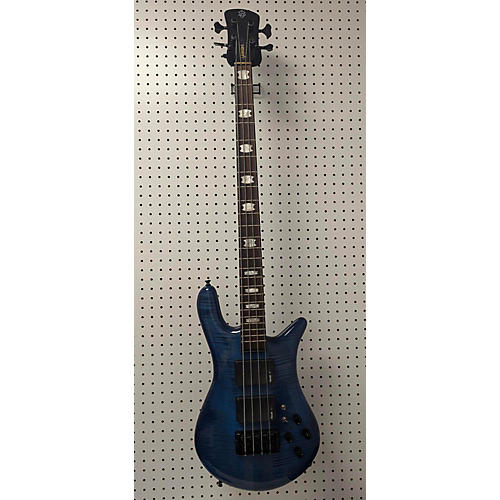 Spector Used 2010s Spector Rudy Sarzo Euro 4lx Blue Stain Gloss Electric Bass Guitar Blue Stain gloss