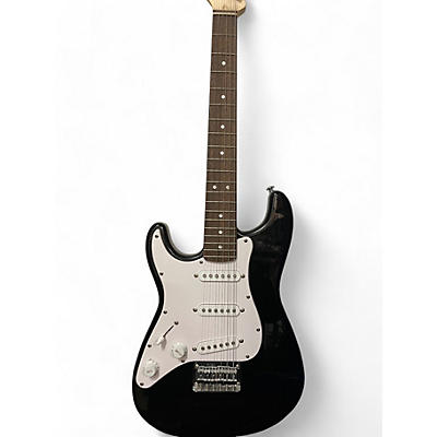 Squier Used 2010s Squier Mini Affinity Stratocaster Left Handed Black Electric Guitar