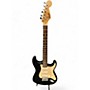 Used 2010s Squier Standard Stratocaster Black Solid Body Electric Guitar Black