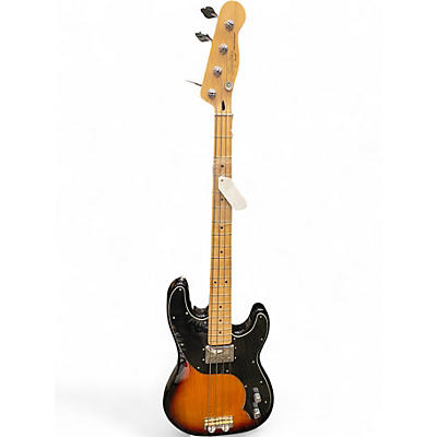 Used 2010s Squier fender squire 50's classic vibe p bass 2 Color Sunburst Electric Bass Guitar