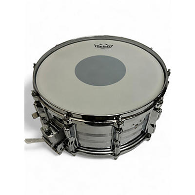 Used 2010s TAMA 6.5X14 Imperialstar Snare Black and Silver Drum