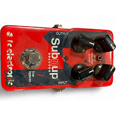 Used 2010s TC Electronic SUBNUP Effect Pedal