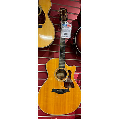 Taylor Used 2010s Taylor 814CE Natural Acoustic Electric Guitar