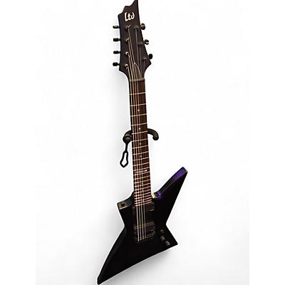 Used 2011 ESP EX307 Satin Black Solid Body Electric Guitar