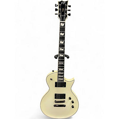 Used 2011 ESP Eclipse Standard Series Snow White Solid Body Electric Guitar