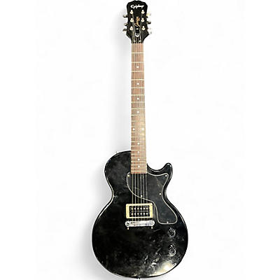 Used 2011 Epiphone Les Paul Junior Black Solid Body Electric Guitar