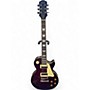 Used 2011 Epiphone Les Paul Traditional Pro Wine Red Solid Body Electric Guitar Wine Red