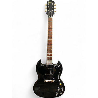 Used 2011 Epiphone SG Black Solid Body Electric Guitar
