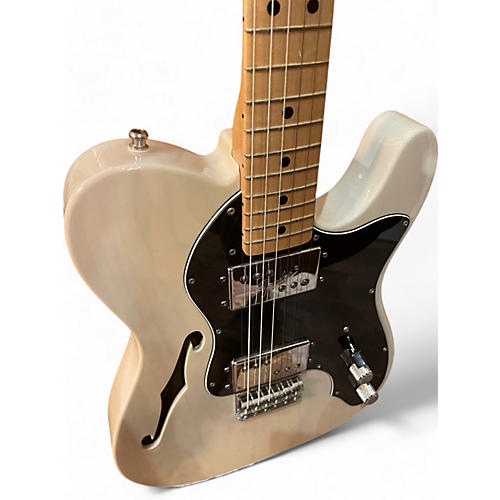 Fender Used 2011 Fender 1972 Telecaster Thinline Paul Waller white Hollow Body Electric Guitar white