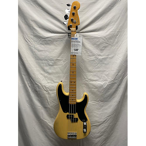 Fender Used 2011 Fender 60th Anniversary Precision Bass Blonde Electric Bass Guitar Blonde