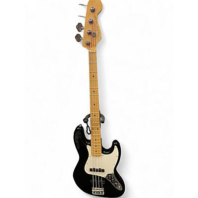Used 2011 Fender AMERICAN STANDARD JAZZ BLACK Electric Bass Guitar