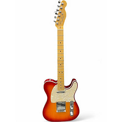 Used 2011 Fender American Deluxe Telecaster CHERRY BURST Solid Body Electric Guitar