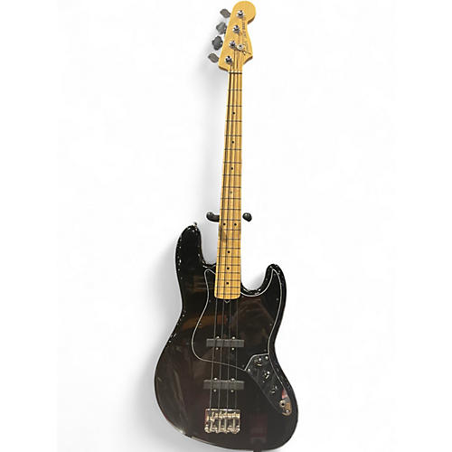 Used 2011 Fender American Special Jazz Bass Black Electric Bass Guitar Black