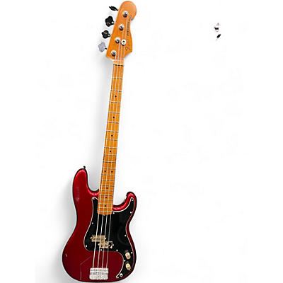 Used 2011 Fender American Special Precision Bass Candy Apple Red Electric Bass Guitar