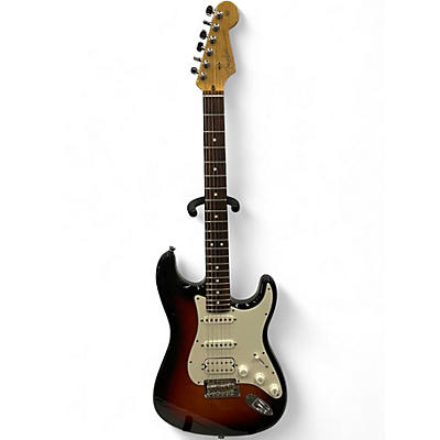 Used 2011 Fender American Standard Stratocaster HSS 3 Color Sunburst Solid Body Electric Guitar