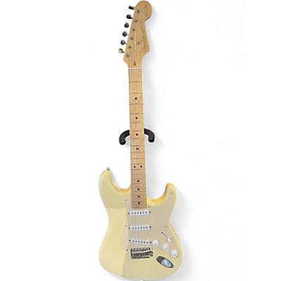 Used 2011 Fender Artist Series Eric Clapton Stratocaster Olympic White Solid Body Electric Guitar