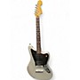 Used 2011 Fender Blacktop Jaguar HH Black and Silver Solid Body Electric Guitar Black and Silver