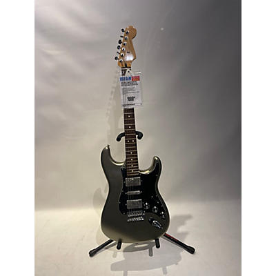 Fender Used 2011 Fender Blacktop Stratocaster HSH Metallic Gray Solid Body Electric Guitar