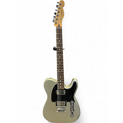 Used 2011 Fender Blacktop Telecaster Black and Silver Solid Body Electric Guitar