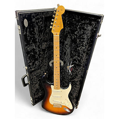 Used 2011 Fender CUSTOM SHOP WILDWOOD 10-57 STRATOCASTER RELIC Sunburst Solid Body Electric Guitar