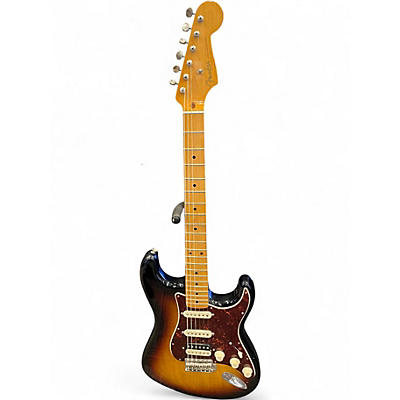 Used 2011 Fender Deluxe Roadhouse Stratocaster 3 Color Sunburst Solid Body Electric Guitar